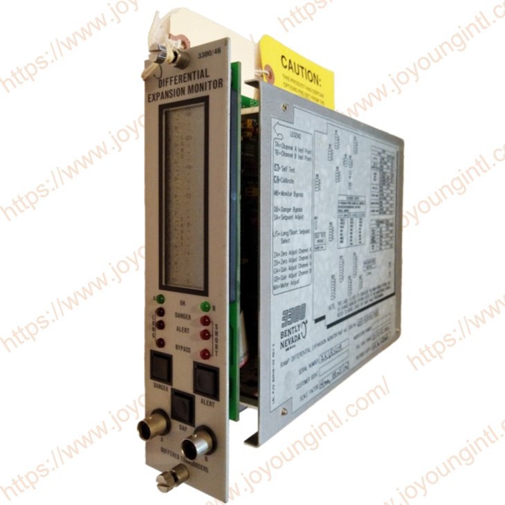 BENTLY NEVADA 3300/46 rampedifferentiel udvidelsesmonitor