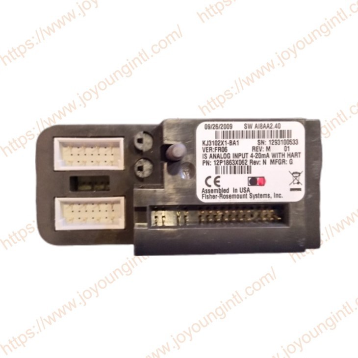 Emerson KJ3102X1-BA1 12P1863X062 Input Kort