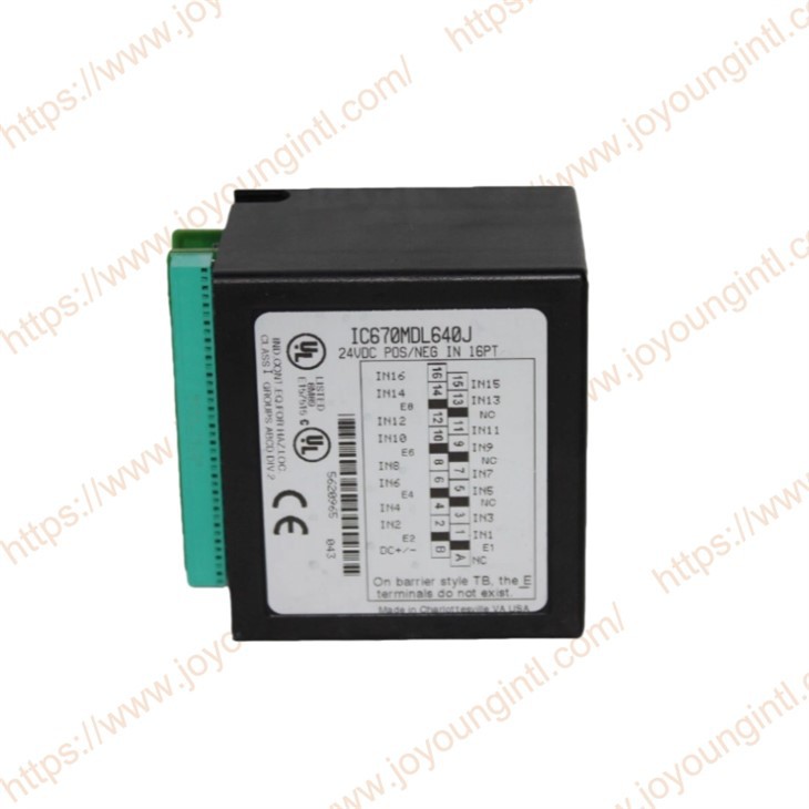 IC670MDL640 24 VDC positiv/negativ inputmodul