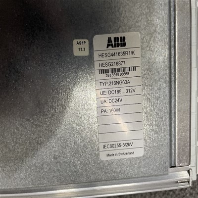 ABB 216NG63A HESG441635R 1- K HESG216877